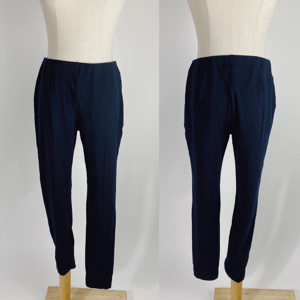 J. JILL Ponte Leggings Black Womens Medium
